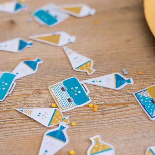 Ava & Yves tafel confetti school inschrijving sterk