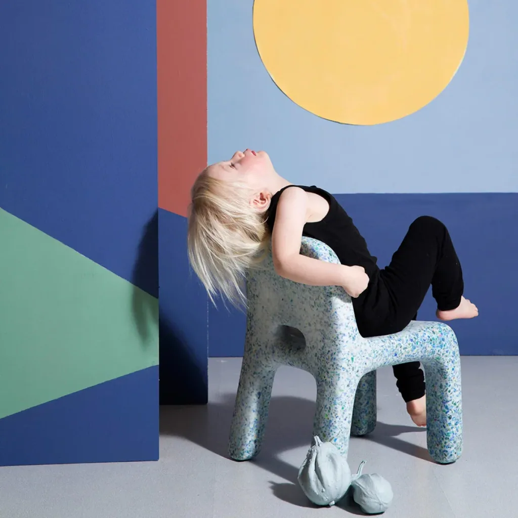 ecoBirdy kinderstoel - Charlie Chair Ocean