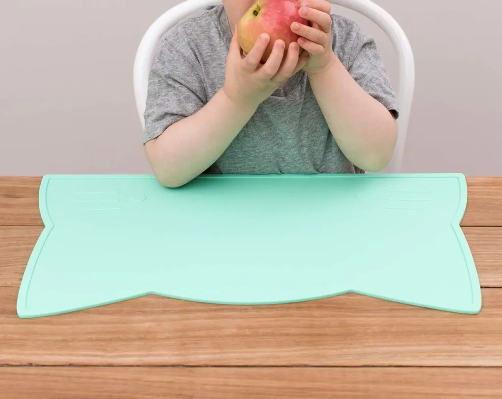 We Might Be Tiny Kinder Placemat Silicone Kat mint