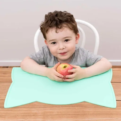We Might Be Tiny Kinder Placemat Silicone Kat mint