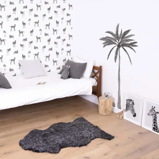 Poster zwart wit zebra van Lilipinso