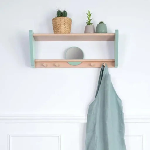 Jungle by Jungle wandplank kapstok groen