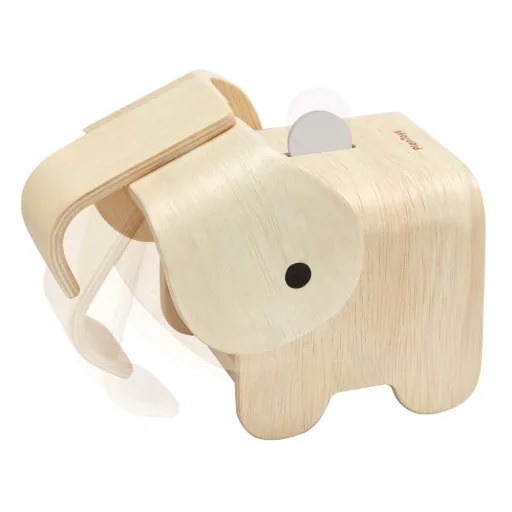 Plan Toys Spaarpot Olifant hout naturel