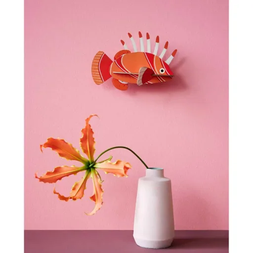 studio ROOF 3D Lionfish oranje karton