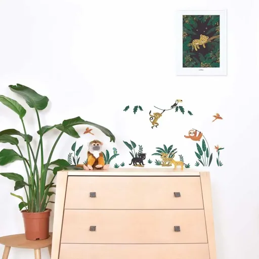 Lilipinso poster moe cheetah op tak donker