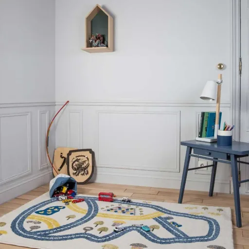 Art for Kids kindertapijt racebaan 80 x 150