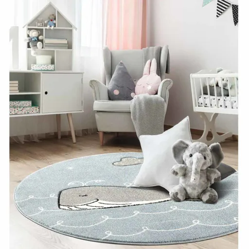 Scandic Living kinderdeken ronde walvis