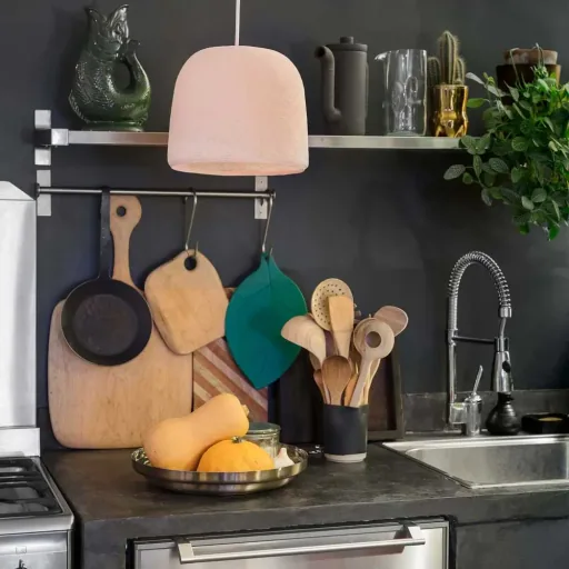 Neef Paul hanglamp bel incl. fitting lichtroze