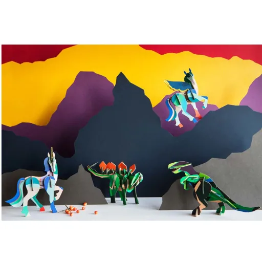 studio ROOF 3D dinosaurus Stegosaurus karton