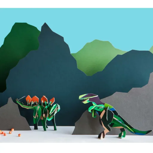 studio ROOF 3D dinosaurus Stegosaurus karton