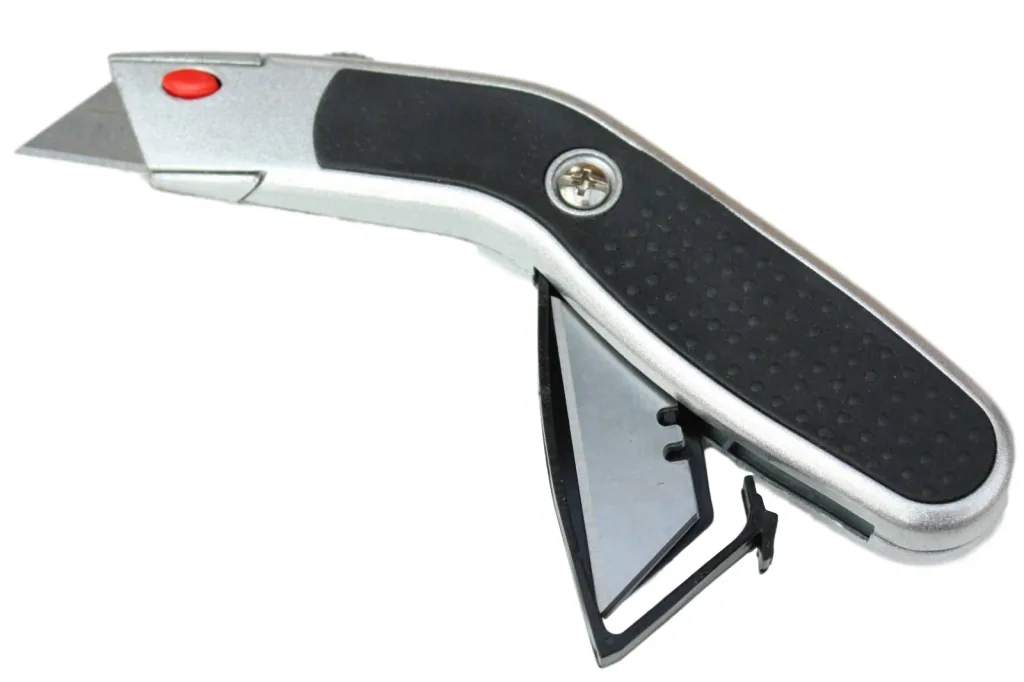 Cuttermesser met Trapeziummes, Gebogen, Professioneel