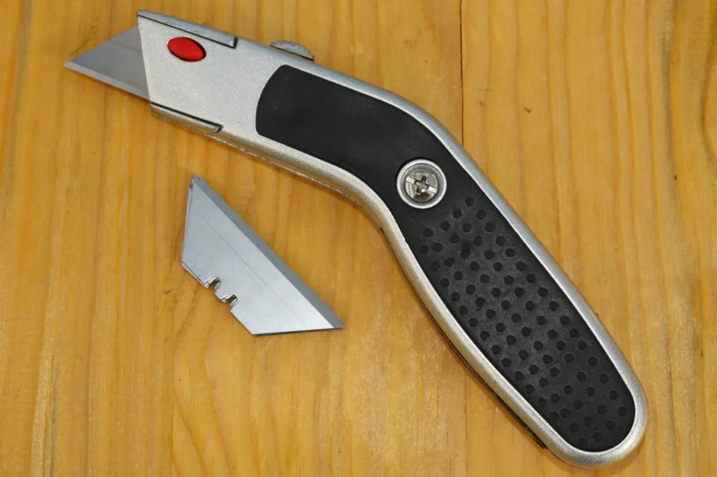 Cuttermesser met Trapeziummes, Gebogen, Professioneel