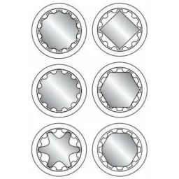 Steeksleutel Ringsleutel 12mm - Spline Sleutel Chroom Vanadium