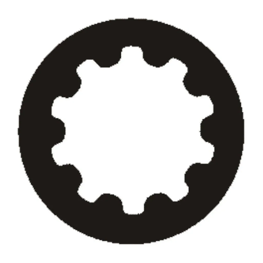 Ringmaalsleutel 24mm met Spline, Industriële Kwaliteit