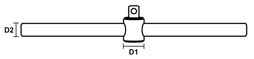 Glijgreep 3/4 inch 500mm Cr-V