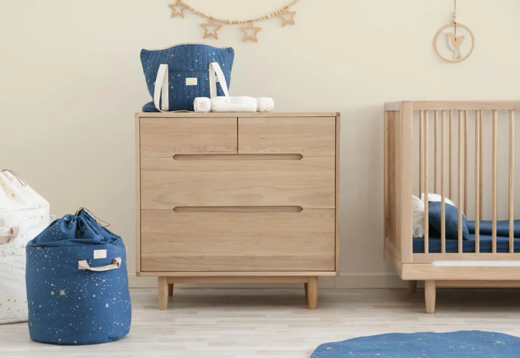Nobodinoz commode "Pure" eikenhout