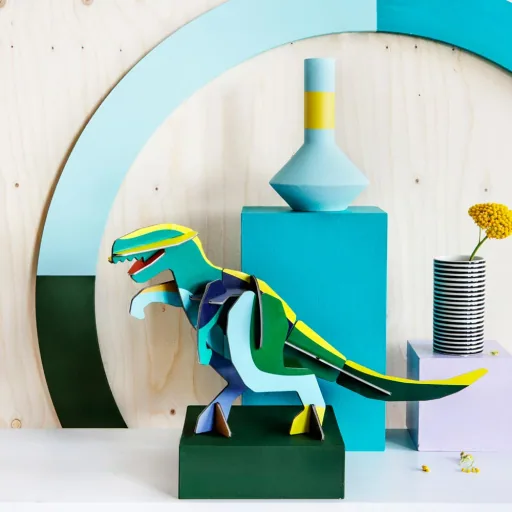 studio ROOF 3D dinosaurus T - Rex karton