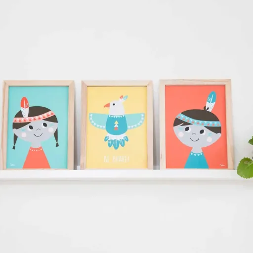 Julica Tipikids Kinder Mini Poster Arend