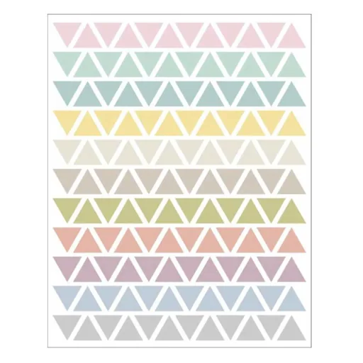 tresxics muursticker driehoeken pastel