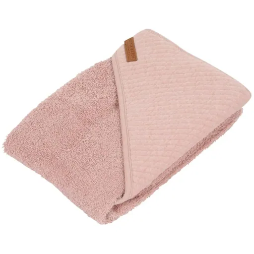 Little Dutch kaphanddoek uni roze "Puur Roze