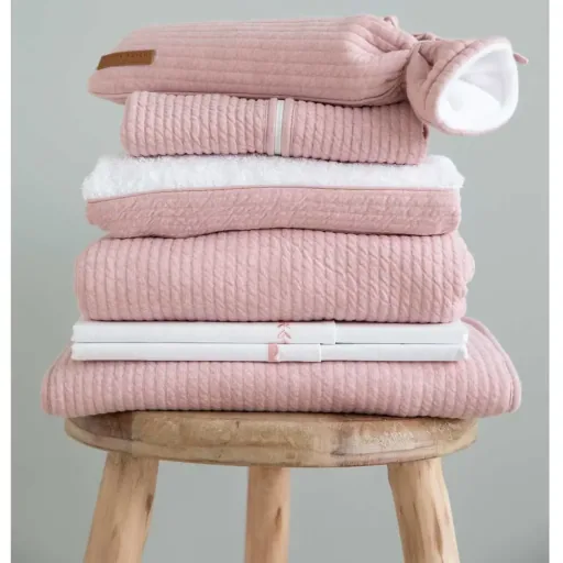 Little Dutch kaphanddoek uni roze "Puur Roze