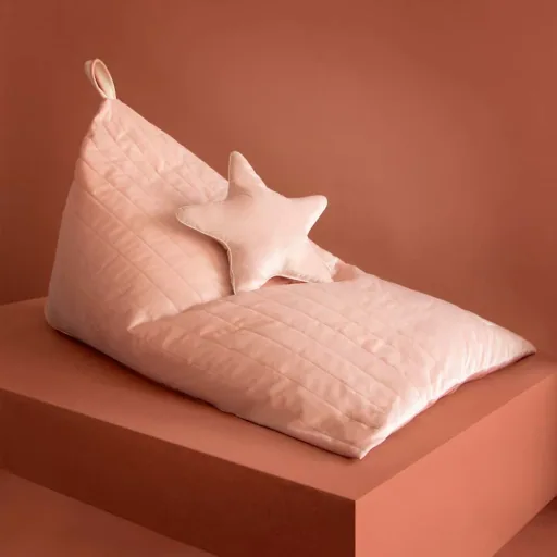 Nobodinoz Zitzak "Essaouira" Savanna fluweel roze
