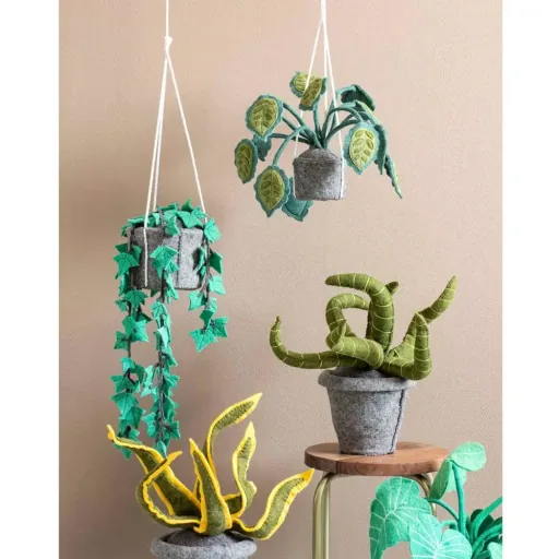Kidsdepot deco hangplant grote bladeren