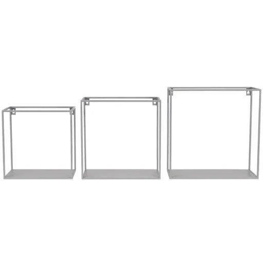 Kidsdepot wandplank metaal grijs