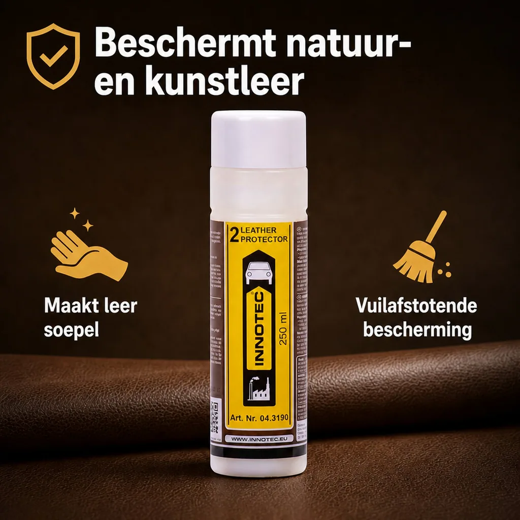Lederbeschermer, Leder onderhoud, Leder verzorging, Leder bescherming, Leder impregneren, Leder behandelen, 250 ml