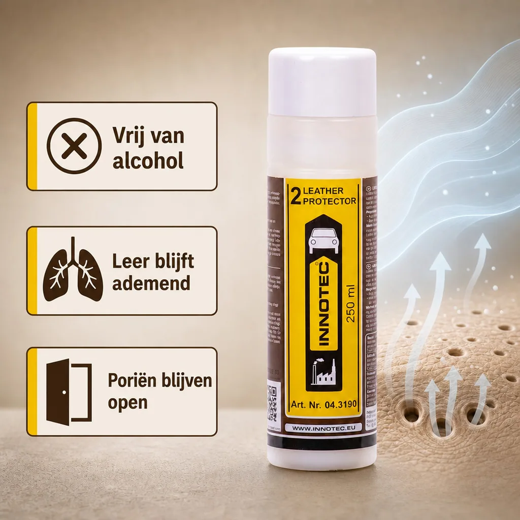 Lederbeschermer, Leder onderhoud, Leder verzorging, Leder bescherming, Leder impregneren, Leder behandelen, 250 ml