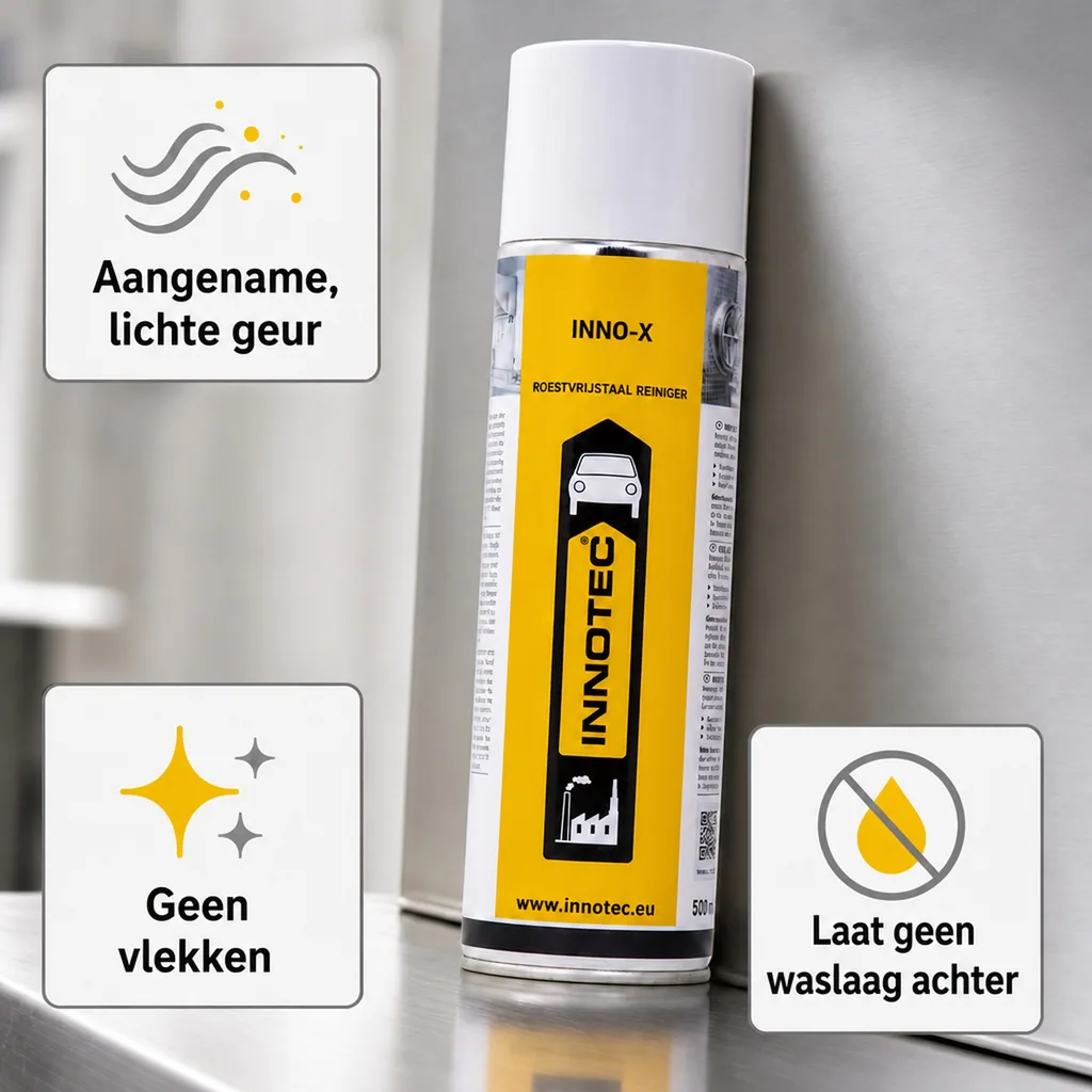 RVS reiniger, Inno-X, edelstaal/chroom/alu, 500 ml