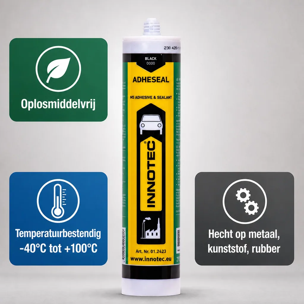Vijverfolielijm, 290 ml zwart, lijm voor vijverfolie, vijverfolie plakken