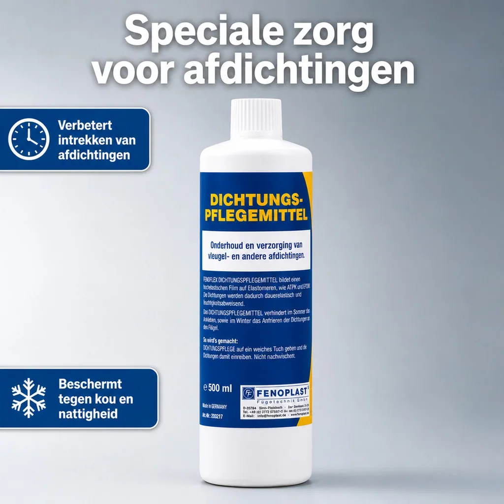Rubber seal bescherming, afdichtingsrubber onderhoud, rubber afdichting bescherming, rubber onderhoud, Fenoflex Dichtungspflegemittel 500ml