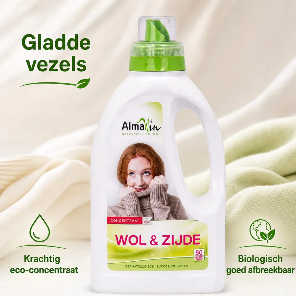 Wolwasmiddel 750 ml, Wasmiddel wol en zijde, voor ca. 50 wasbeurten
