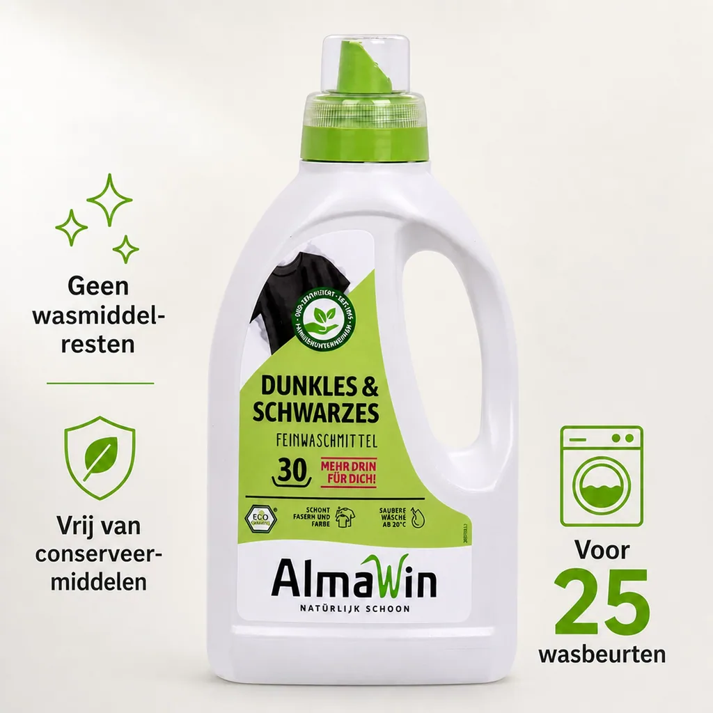 Wasmiddel zwart, wasmiddel donkere was, 750 ml