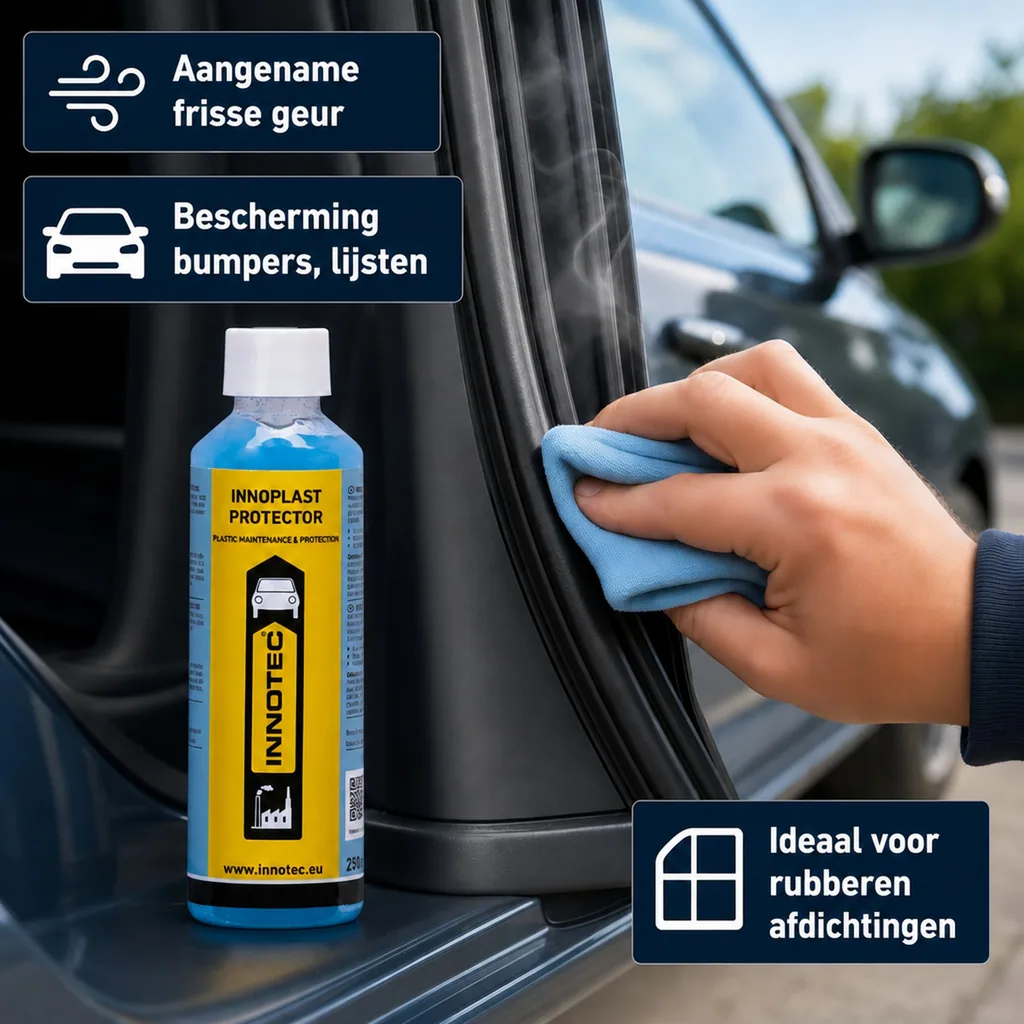 Kunststof onderhoud, Innoplast Protector 250 ml, kunststof bescherming, kunststof reiniger