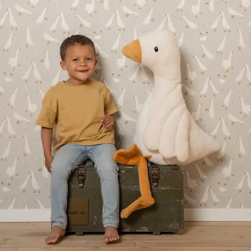 Little Dutch knuffel gans "Little Goose" echt groot