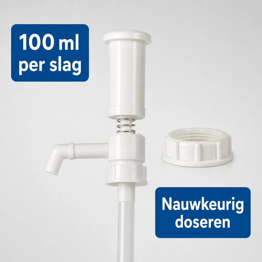 Pomp voor 20 liter, Dosierpomp 100 ml, Vatpomp, Overhevelpomp