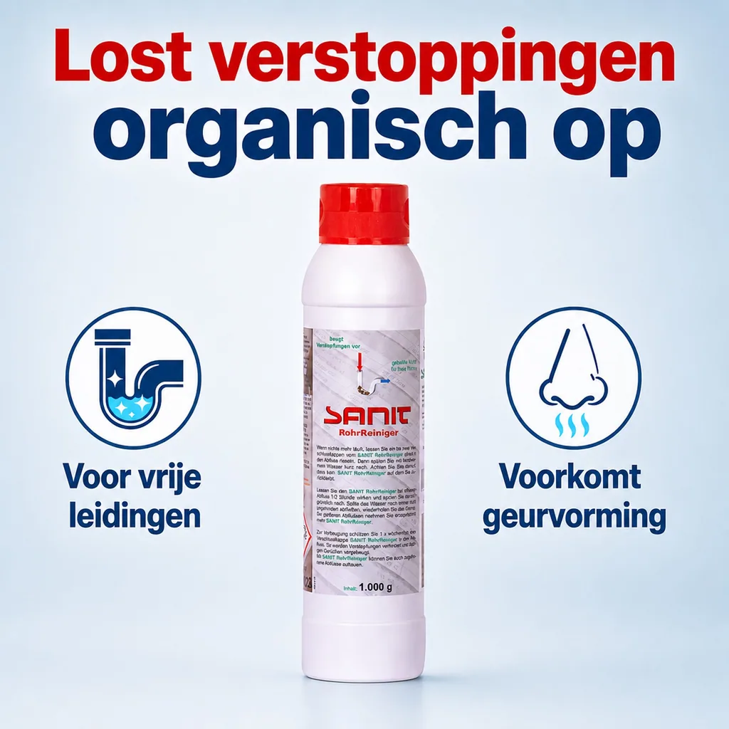 Ontstopper, Afvoerreiniger, Rioolreiniger, 1000 g, Granulaat