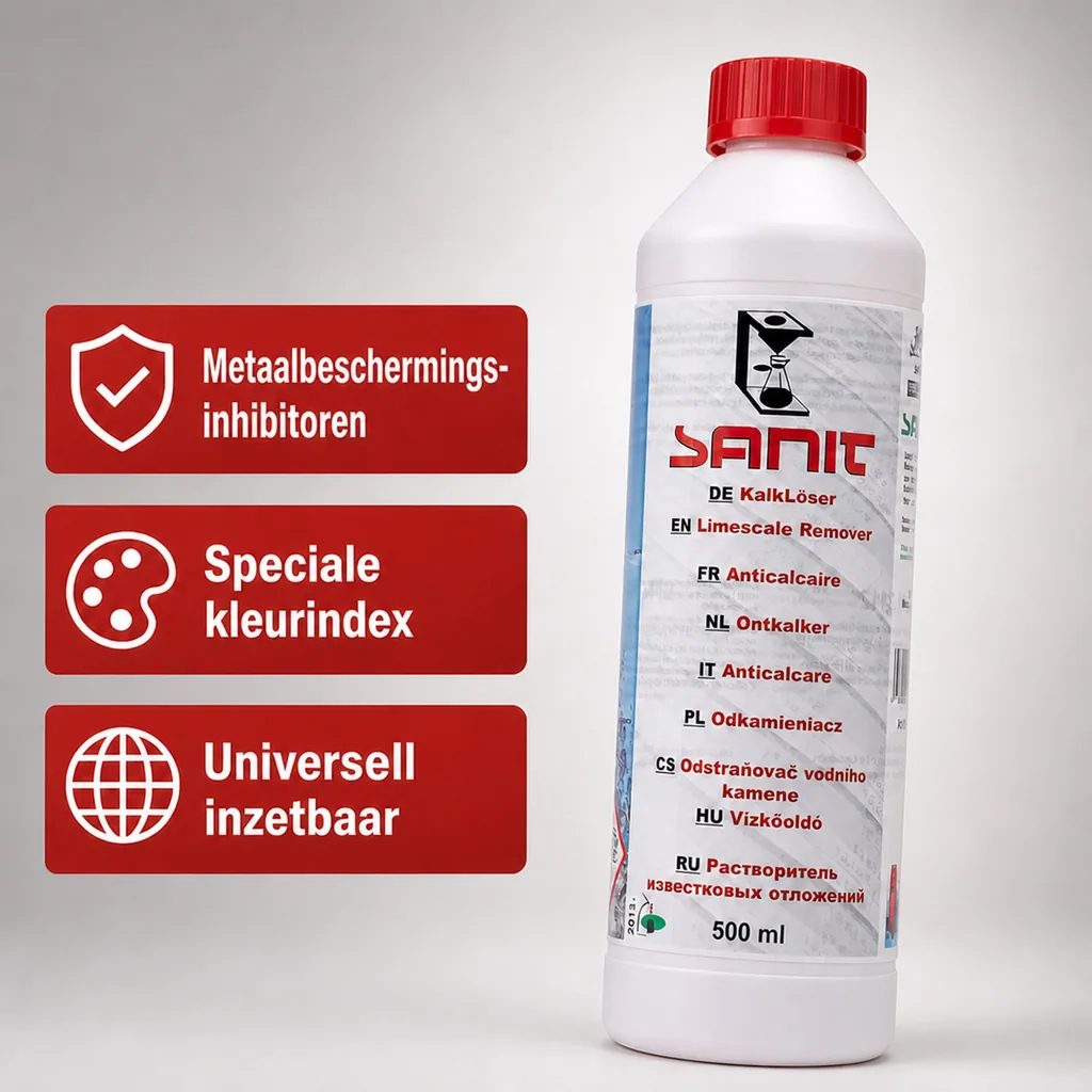 Kalk verwijderen, Kalkreiniger, 500 ml, Ontkalker, Badkamer Ontkalker