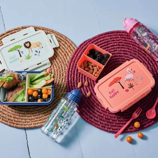 Rice lunchbox groot flamingo