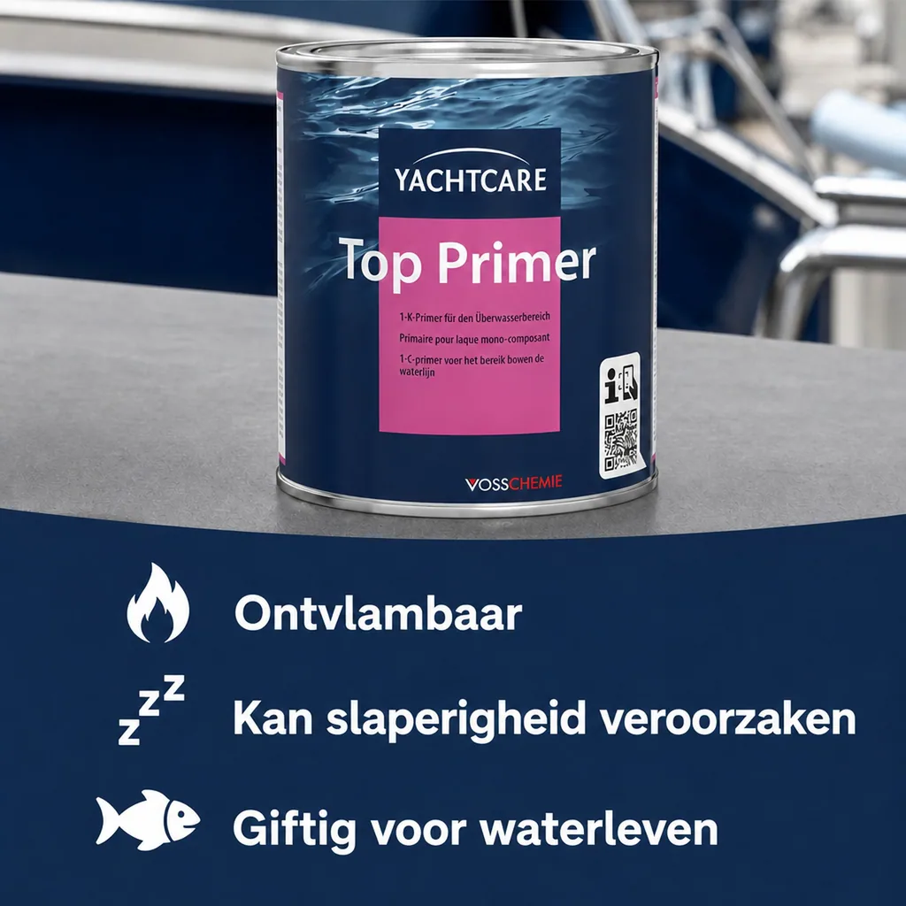 Boot primer, 1K primer, jacht primer, witte boot primer, 750 ml
