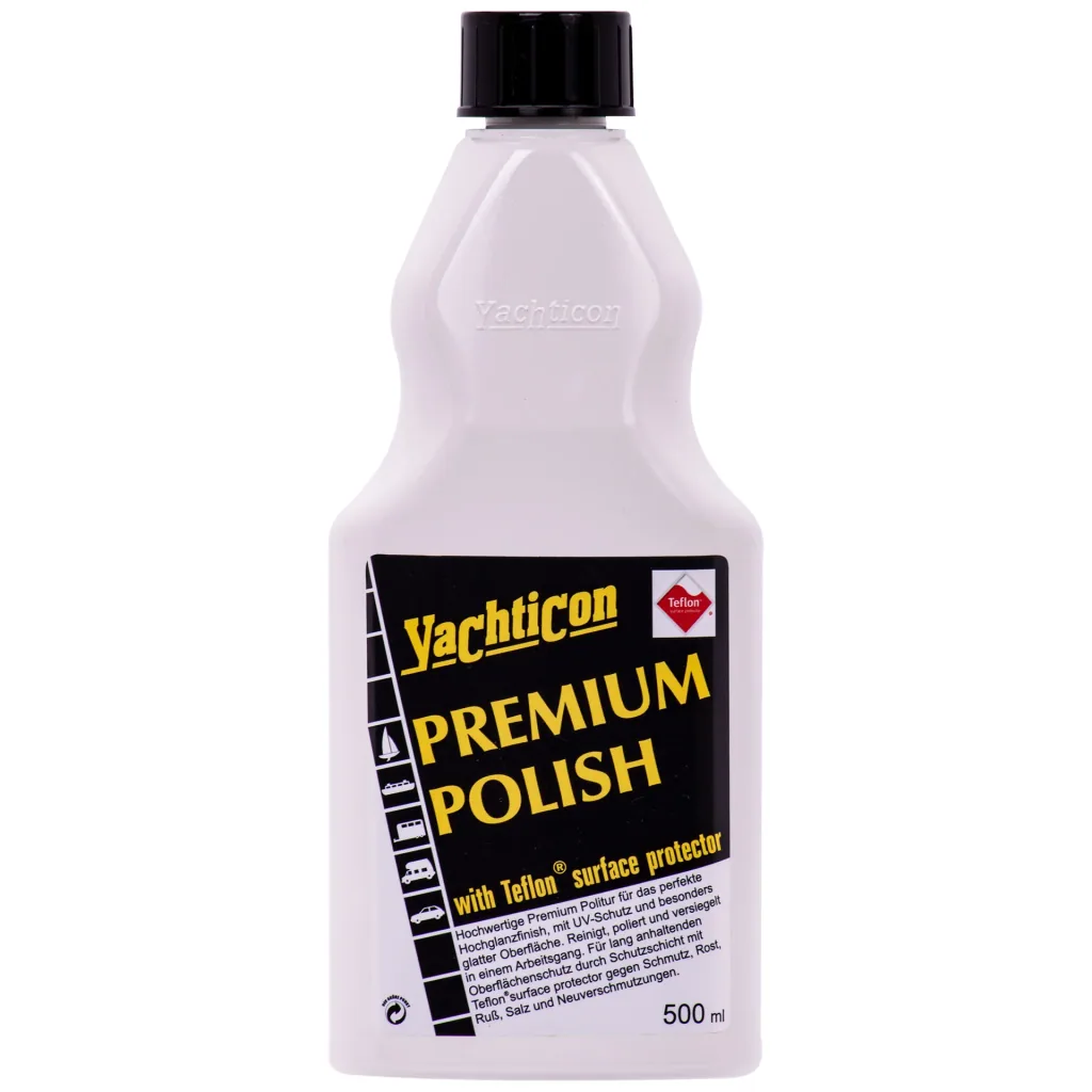 Boot polijsten, Premium Polish met Teflon surface protector, boot poetsen