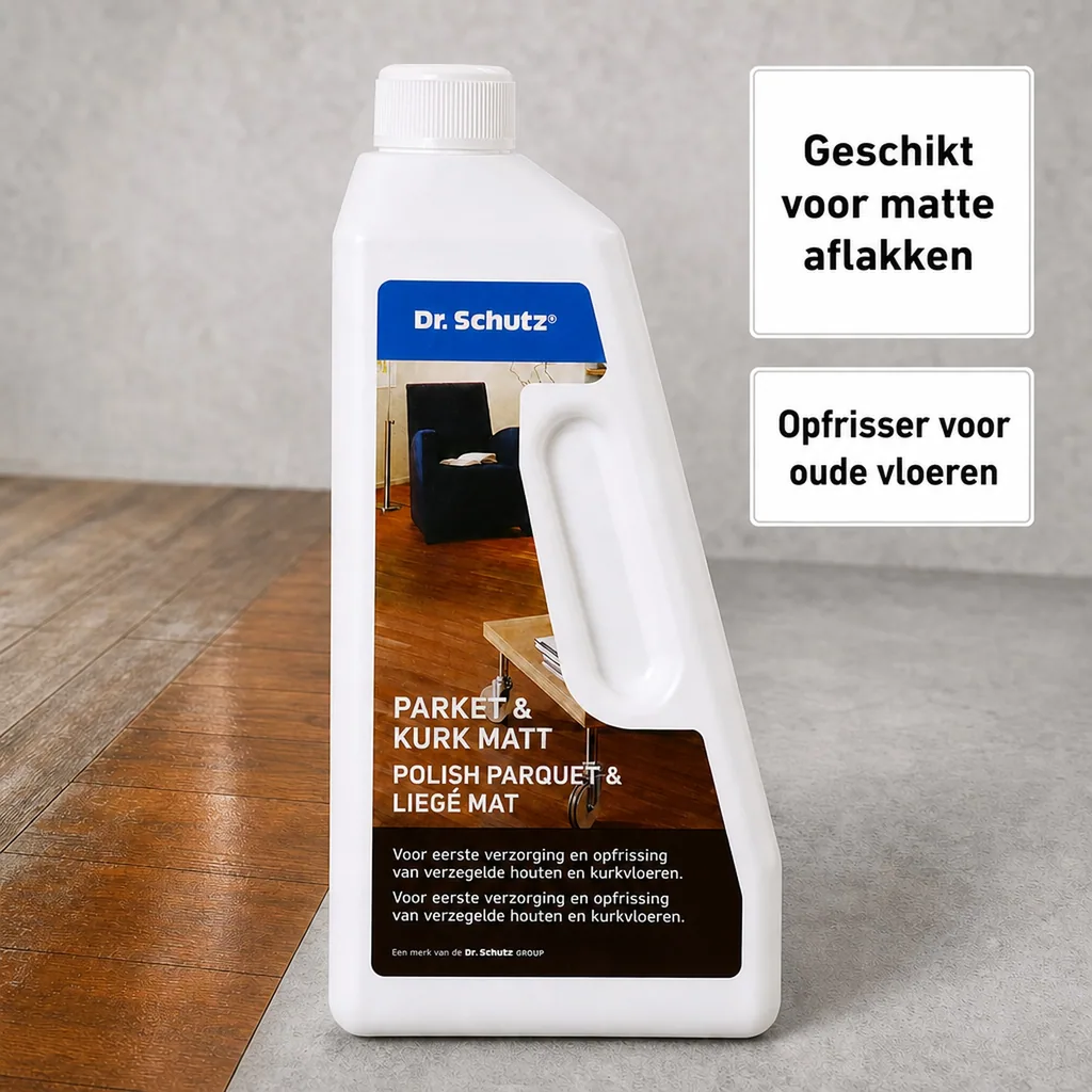 Parketlak mat, Korklak, Parket vernis mat, Kurk lak, Matte parketlak, Parketlak waterbasis mat, Kork vernis, Matte vernis parket, Parketlak slijtvast mat, Vernis voor kurk, 750ml