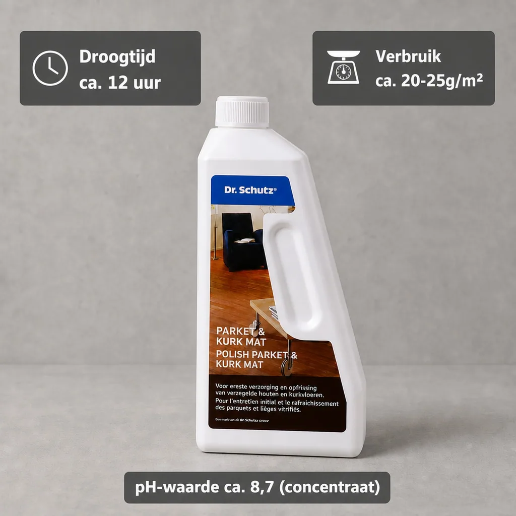 Parketlak mat, Korklak, Parket vernis mat, Kurk lak, Matte parketlak, Parketlak waterbasis mat, Kork vernis, Matte vernis parket, Parketlak slijtvast mat, Vernis voor kurk, 750ml
