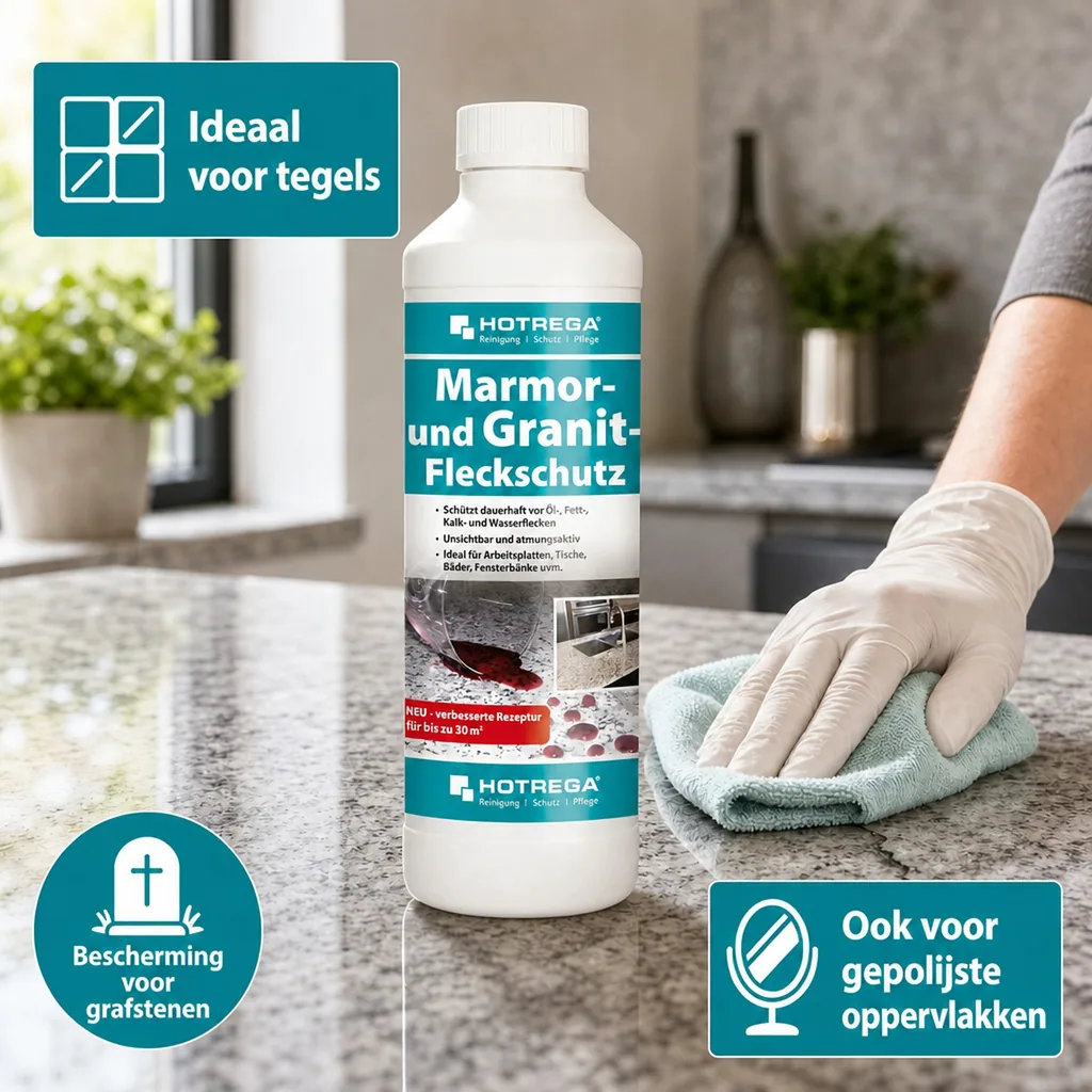 Marmer bescherming, graniet bescherming, vlekbescherming marmer, 500 ml