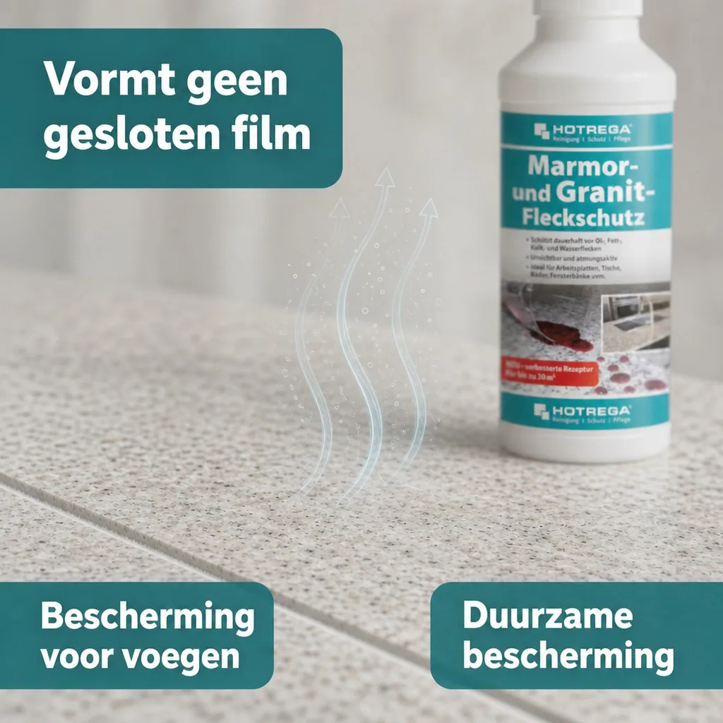 Marmer bescherming, graniet bescherming, vlekbescherming marmer, 500 ml