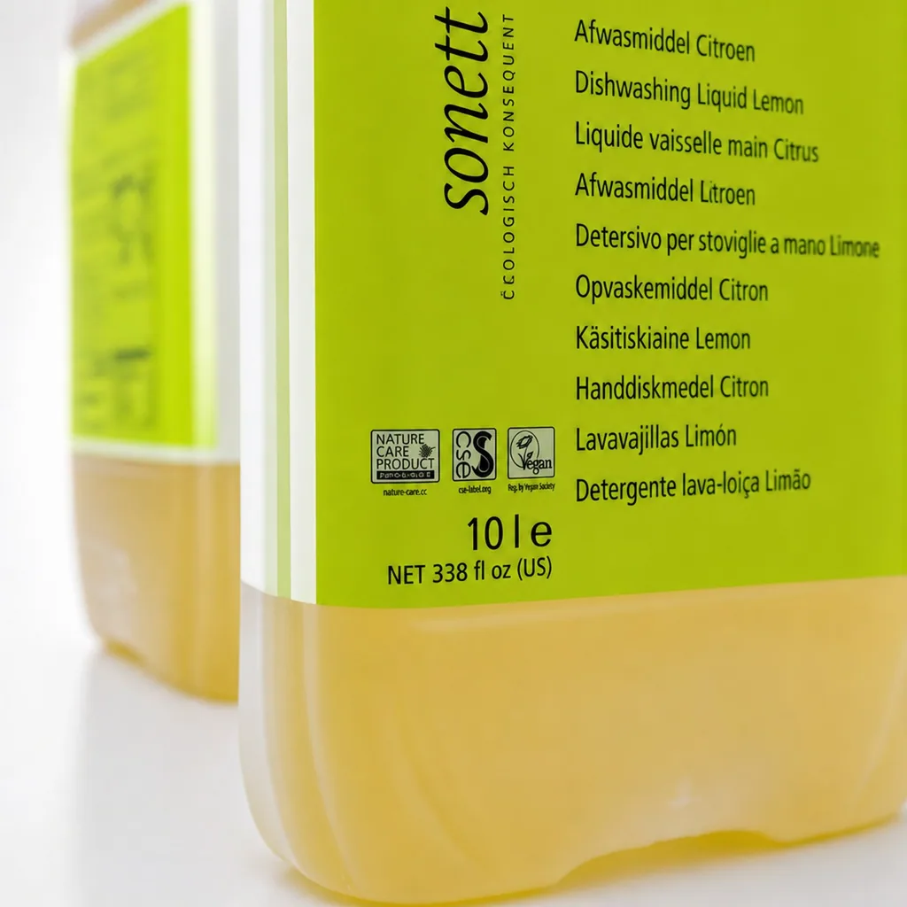 Afwasmiddel citroen 10 Liter, natuurlijk afwasmiddel, eco afwasmiddel