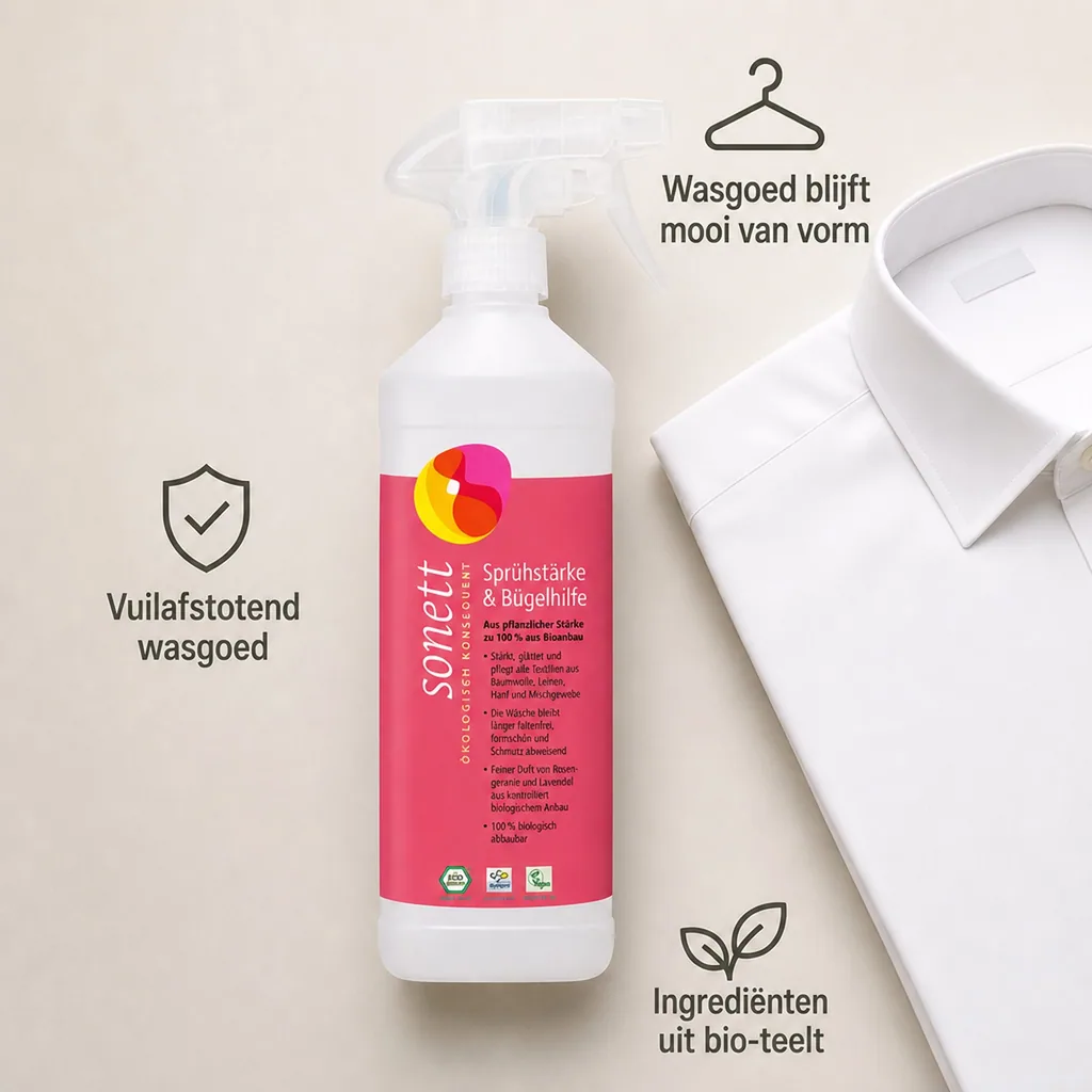 Strijkspray, Strijkwater spray, Strijk hulp, Spray om te strijken, Natuurlijke strijkspray 500ml