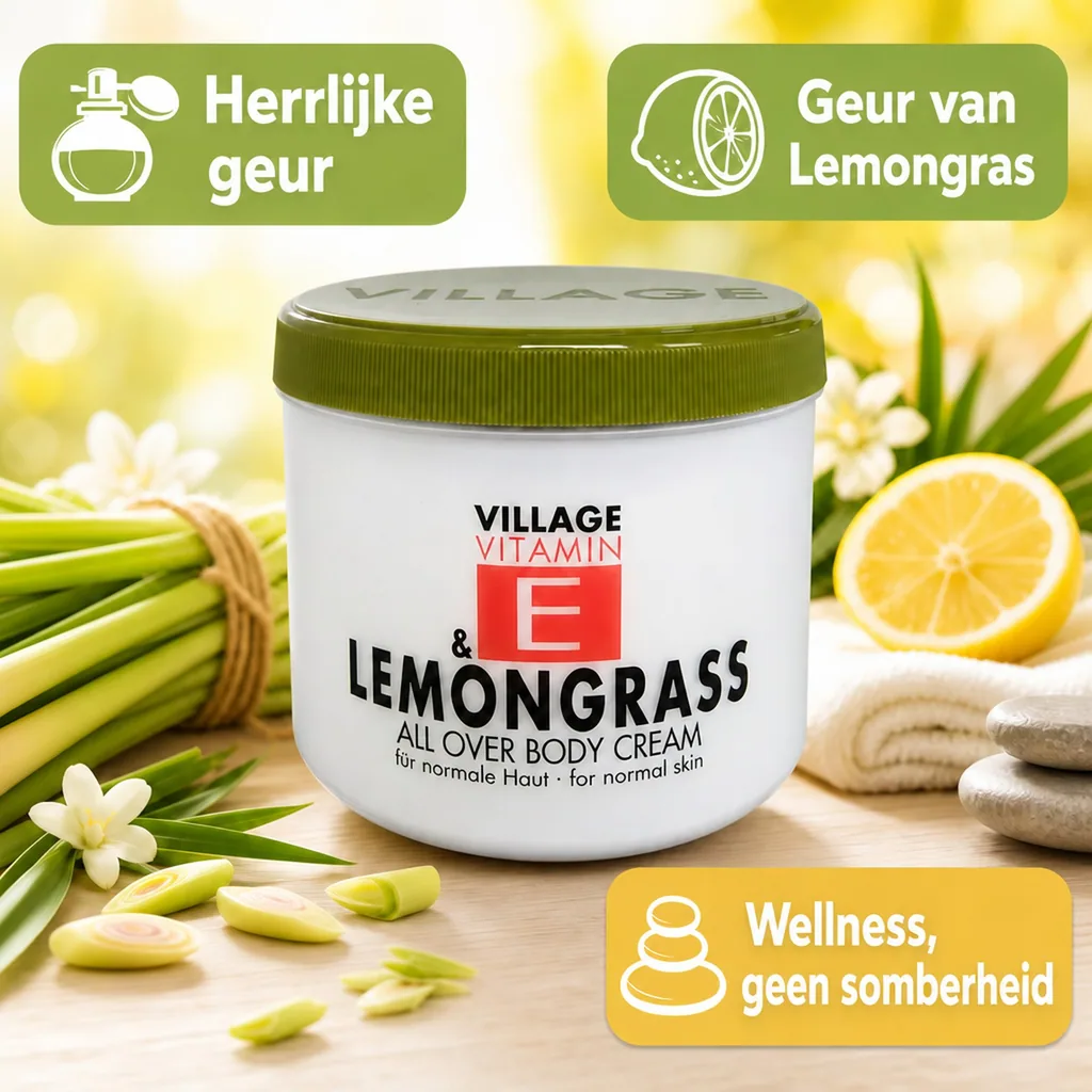 Bodylotion 500ml, Vitamine E crème, Huidlotion, Körperlotion